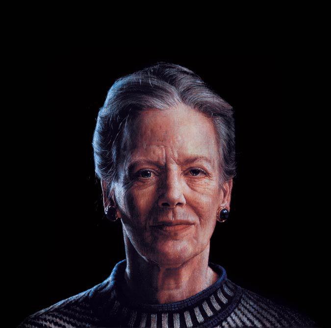 Her Majesty Queen Margrethe ll of Denmark 1996 50 x 50 cm - Thomas Kluge