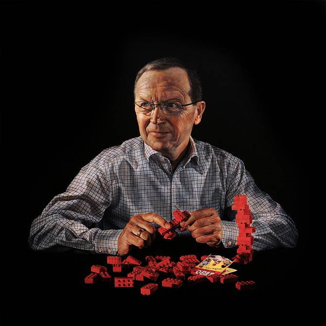 Kjeld Kirk Kristiansen Owner of the Lego Group 2008 115 x 115 cm - Thomas Kluge